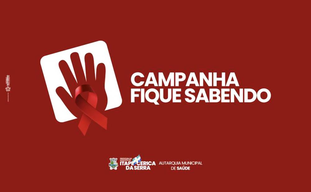 Saúde de Itapecerica da Serra promove Dia D da Campanha Fique Sabendo neste sábado, (4)