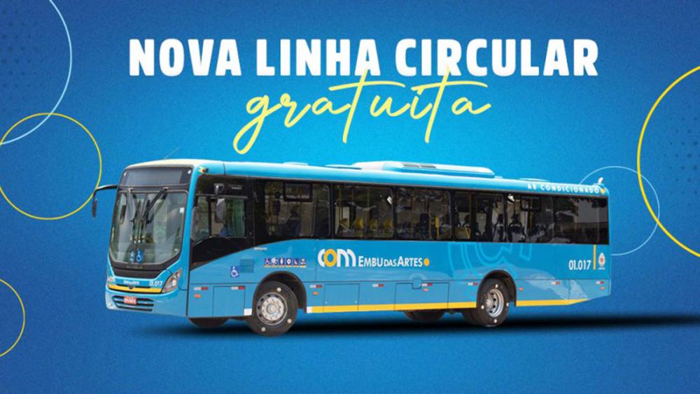 Embu das Artes: Linha circular gratuita no Centro começa a operar nesta sexta, 10 de dezembro